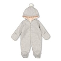 Feetje Baby Winteroverall Schneeanzug Kapuze gris melange