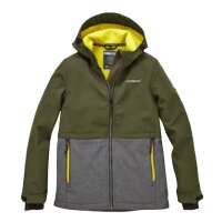 Outburst Jungen Softshelljacke Jacke Fleecefutter oliv...