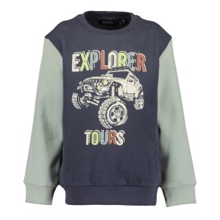 Blue Seven Jungen Sweatshirt Pullover Road Trip grau