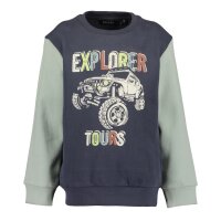 Blue Seven Jungen Sweatshirt Pullover Road Trip grau