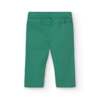 BÒBOLI Hose Gabardine gras grün gefüttert