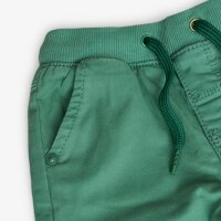 BÒBOLI Hose Gabardine gras grün gefüttert