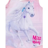 Miss Melody Badeanzug  weißes Pferd rose shadow