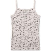 Sanetta Mädchen Unterhemd Top Hemd gepunktet beige