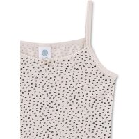 Sanetta Mädchen Unterhemd Top Hemd gepunktet beige