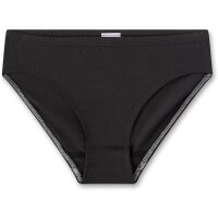 Sanetta Mädchen 2er Pack Rioslips Slip gepunktet + uni schwarz