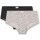 Sanetta Mädchen 2er Pack Cutbrief Slip gepunktet + uni schwarz