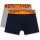 Sanetta Jungen 2er Pack Unterhosen Boxershorts STRONG grau schwarz