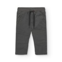 BÒBOLI Hose gefüttert Gabardine anthrazit