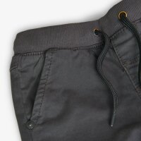 BÒBOLI Hose gefüttert Gabardine anthrazit