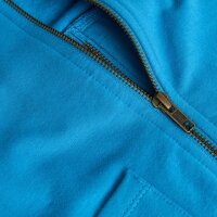 BÒBOLI Mädchen Sweatjacke angeraut Jacke Kapuze baltic blau