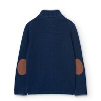 BÒBOLI Strickjacke Jungen marine blau