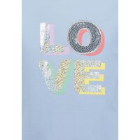 Blue Seven Mädchen Sweatshirt Pullover LOVE angeraut...
