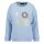 Blue Seven Mädchen Sweatshirt Pullover LOVE angeraut hellblau