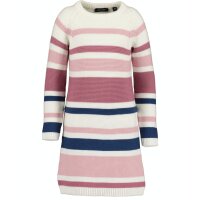 Blue Seven Strickkleid Kleid Langarm Streifenlook creme