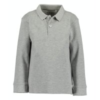 Blue Seven Poloshirt Langarm T-Shirt Jungen mittelgrau