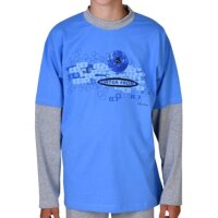 Wörner Jungen Schlafanzug Pyjama lang Jersey Water...