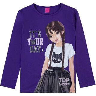 TOPModel Fergie Langarmshirt Shirt violett