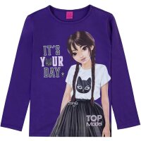 TOPModel Fergie Langarmshirt Shirt violett