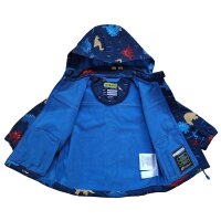 Outburst Baby Jungen Softshelljacke Jacke Dinosaurier blau