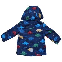 Outburst Baby Jungen Softshelljacke Jacke Dinosaurier blau