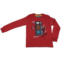 Sarabanda Langarmshirt watch me rosso polvere
