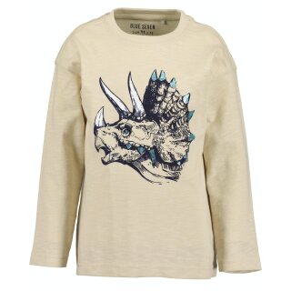Blue Seven Jungen Langarmshirt Triceratops kiesel beige