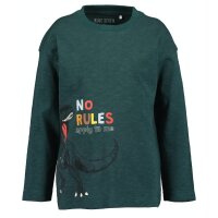 Blue Seven Jungen Langarmshirt T-Rex tanne grün
