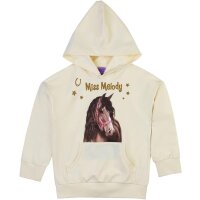 Miss Melody Sweatshirt Kapuze Pullover Braunes Pferd beige