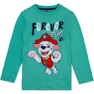 Paw Patrol Langarmshirt Marshall Hundestaffel Feuerwehr FUN grün