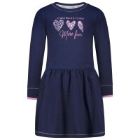 Salt & Pepper Kleid Langarm Hearts true navy