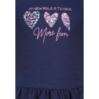 Salt & Pepper Kleid Langarm Hearts true navy