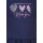 Salt & Pepper Kleid Langarm Hearts true navy