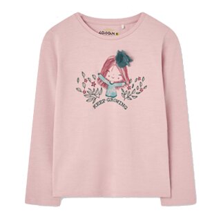 Losan Mädchen Langarmshirt  keep growing light pink
