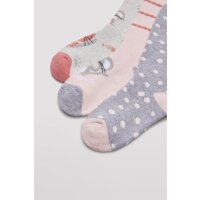 Ysabel Mora 3er Pack Mädchen Thermosocken Socken Strümpfe ohne Bund