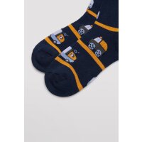 Ysabel Mora 3er Pack Jungen Thermosocken Socken Strümpfe car repair bunt