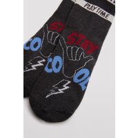 Ysabel Mora 3er Pack Jungen Thermosocken Socken Strümpfe Skater bunt