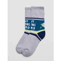 Ysabel Mora 3er Pack Jungen Thermosocken Socken Strümpfe Weltall bunt