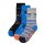 Ysabel Mora 3er Pack Jungen Thermosocken Stoppersocken Strümpfe Game bunt