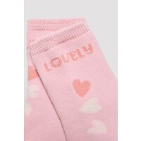 Ysabel Mora 2er Pack Baby Thermo Strümpfe Socken Maus rosa