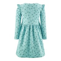 Happy girls Kleid Langarm Herzen aqua grün