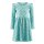 Happy girls Kleid Langarm Herzen aqua grün