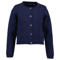 Blue Seven Mädchen Strickjacke Blume ultramarin blau