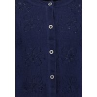 Blue Seven Mädchen Strickjacke Blume ultramarin blau