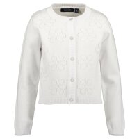 Blue Seven Mädchen Strickjacke Blume weiß