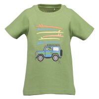 Blue Seven Jungen T-Shirt Jeep Schaumdruck grün