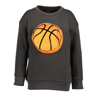 Blue Seven Jungen Sweatshirt Zip-Tasche dunkelgrau