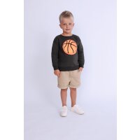 Blue Seven Jungen Sweatshirt Zip-Tasche dunkelgrau