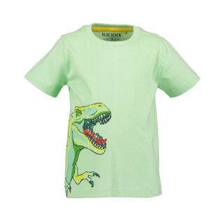 Blue Seven Jungen T-Shirt Dinosaurier hellgrün