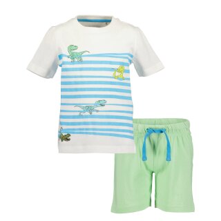 Blue Seven Sommer Set Urlaub T-Shirt Shorts Bermuda weiß grün